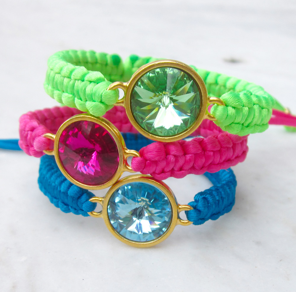 crystal friendship bracelet